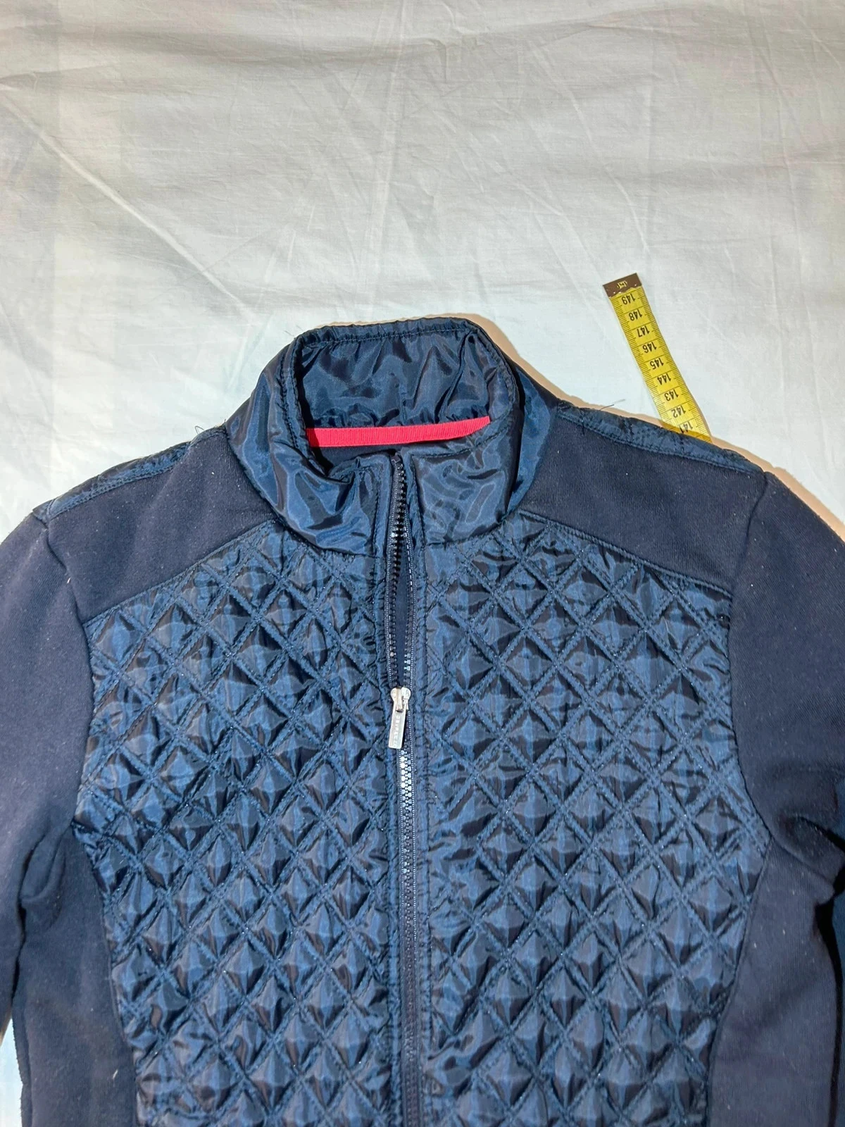 Blauw marine gewatteerd vest Devred – photo 6